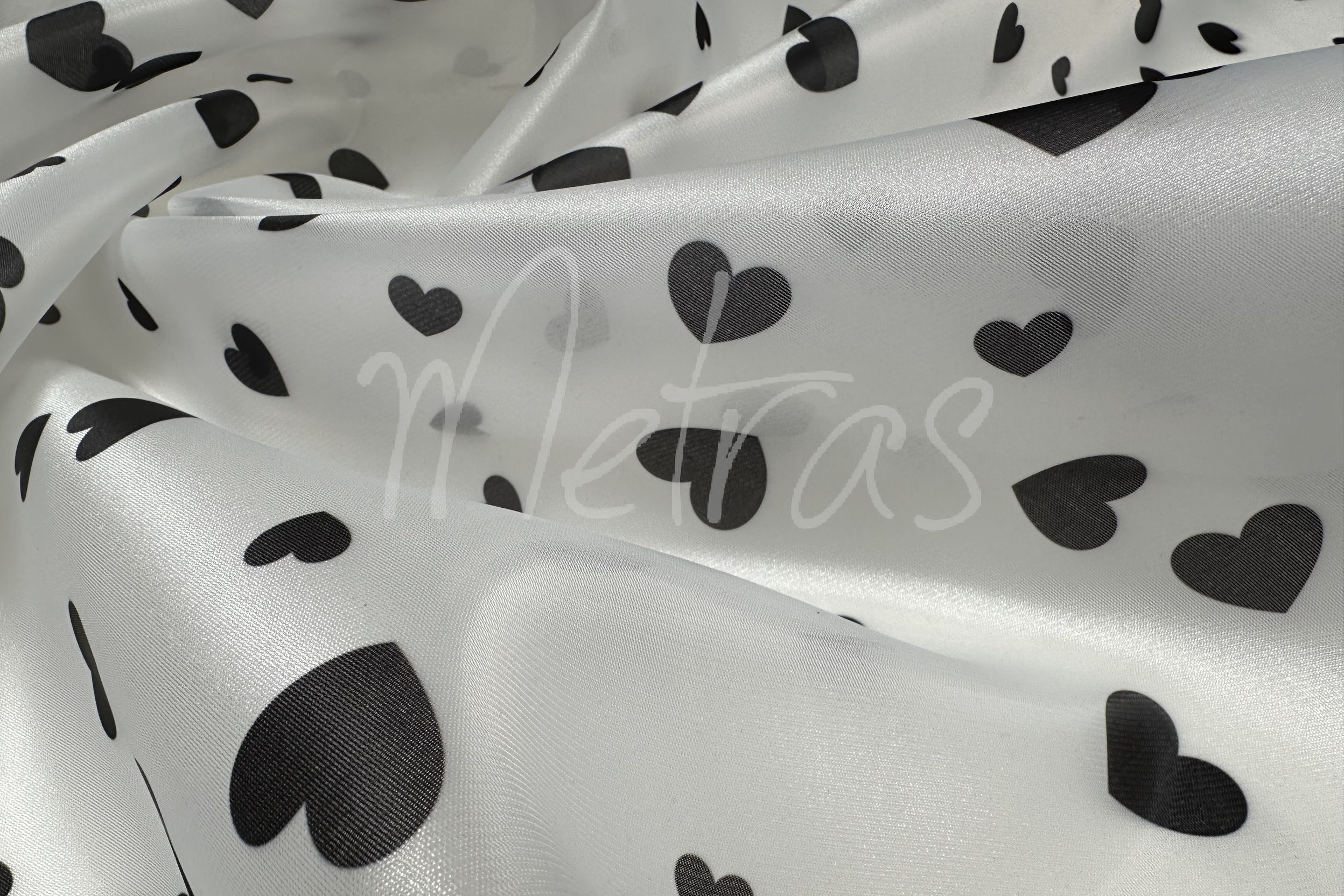 Organza marginta „Hearts“ - Image 3