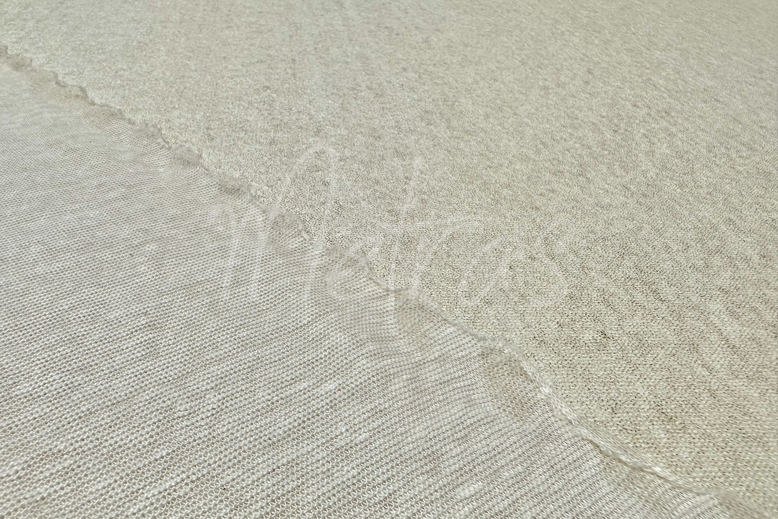 Megztas lino audinys "Šampanas" - Image 3