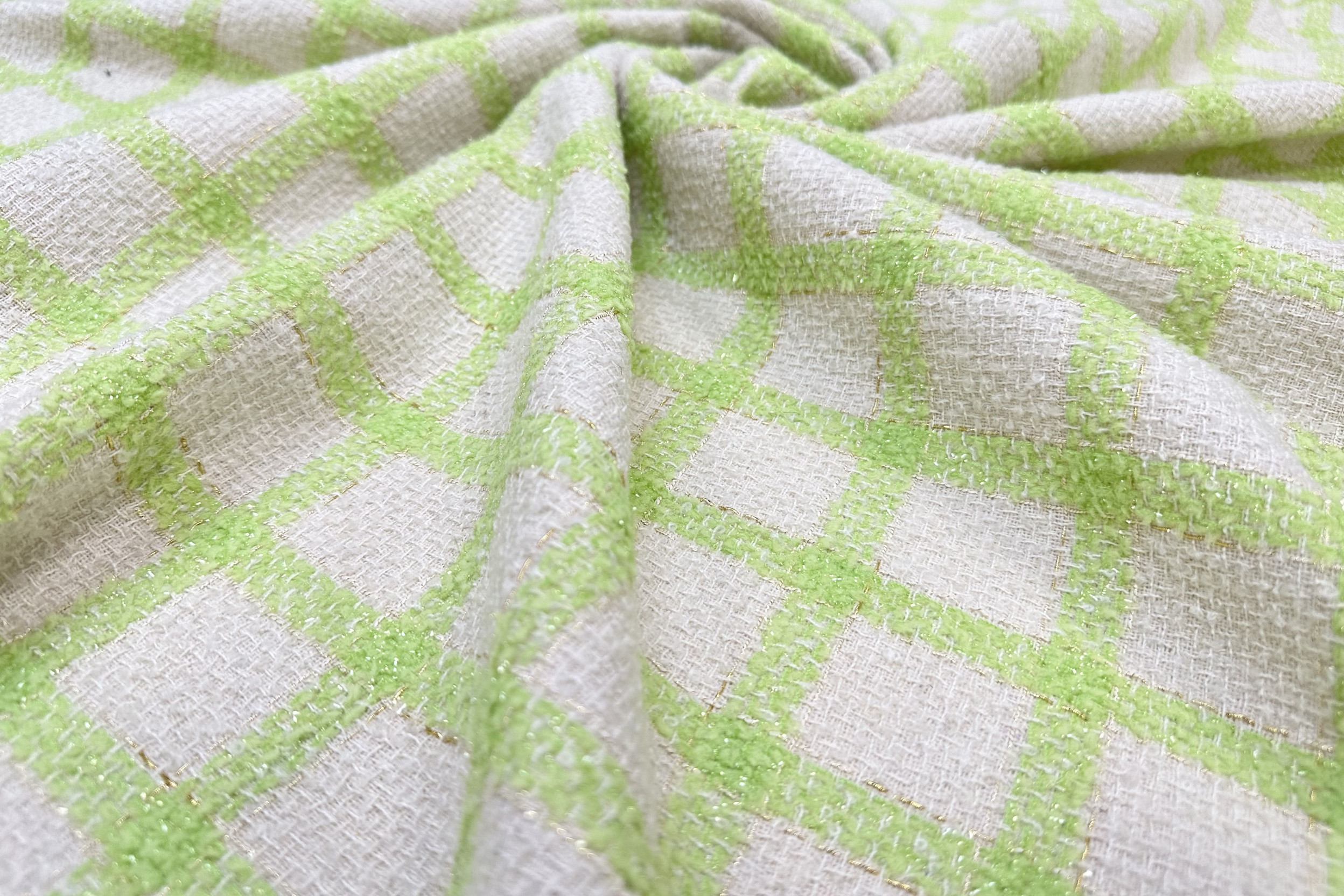 Languotas tvidas "Green/Cream" - Image 2