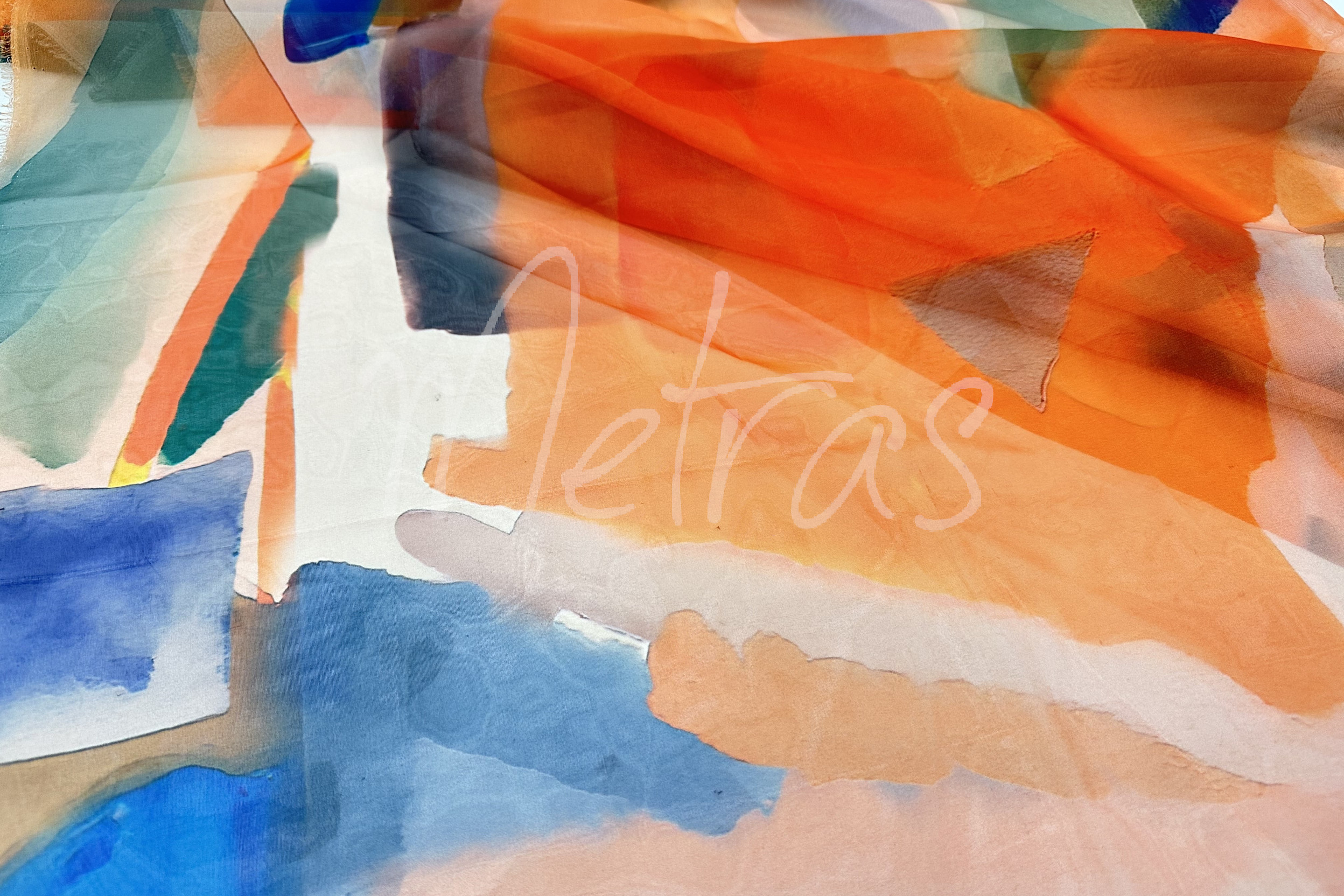 Šifoninis šilkas "Margas 23" - Image 2